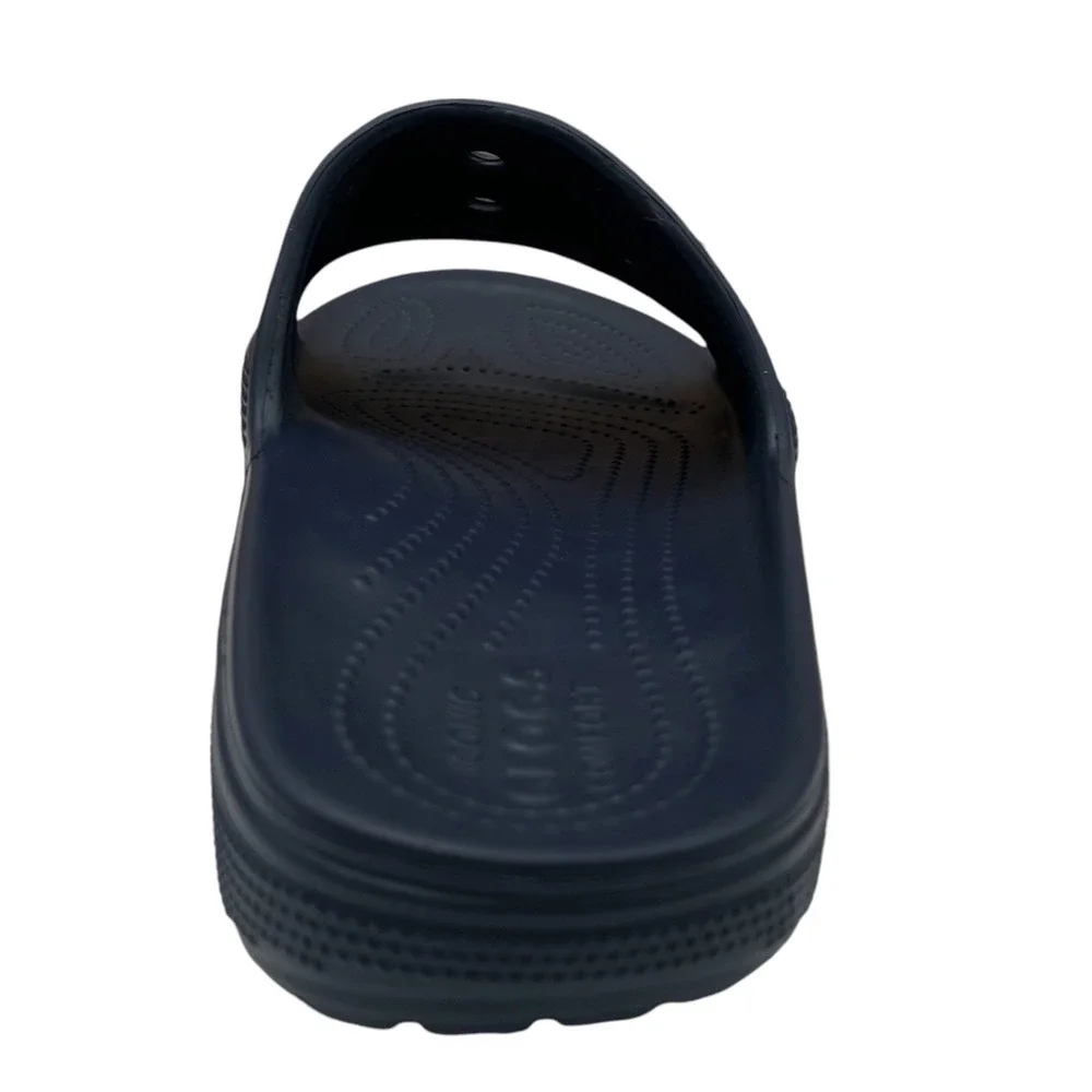 Crocs Baya‎ Men's Slide Sandals Size 10 Navy Blue Lightweight Water Friendly